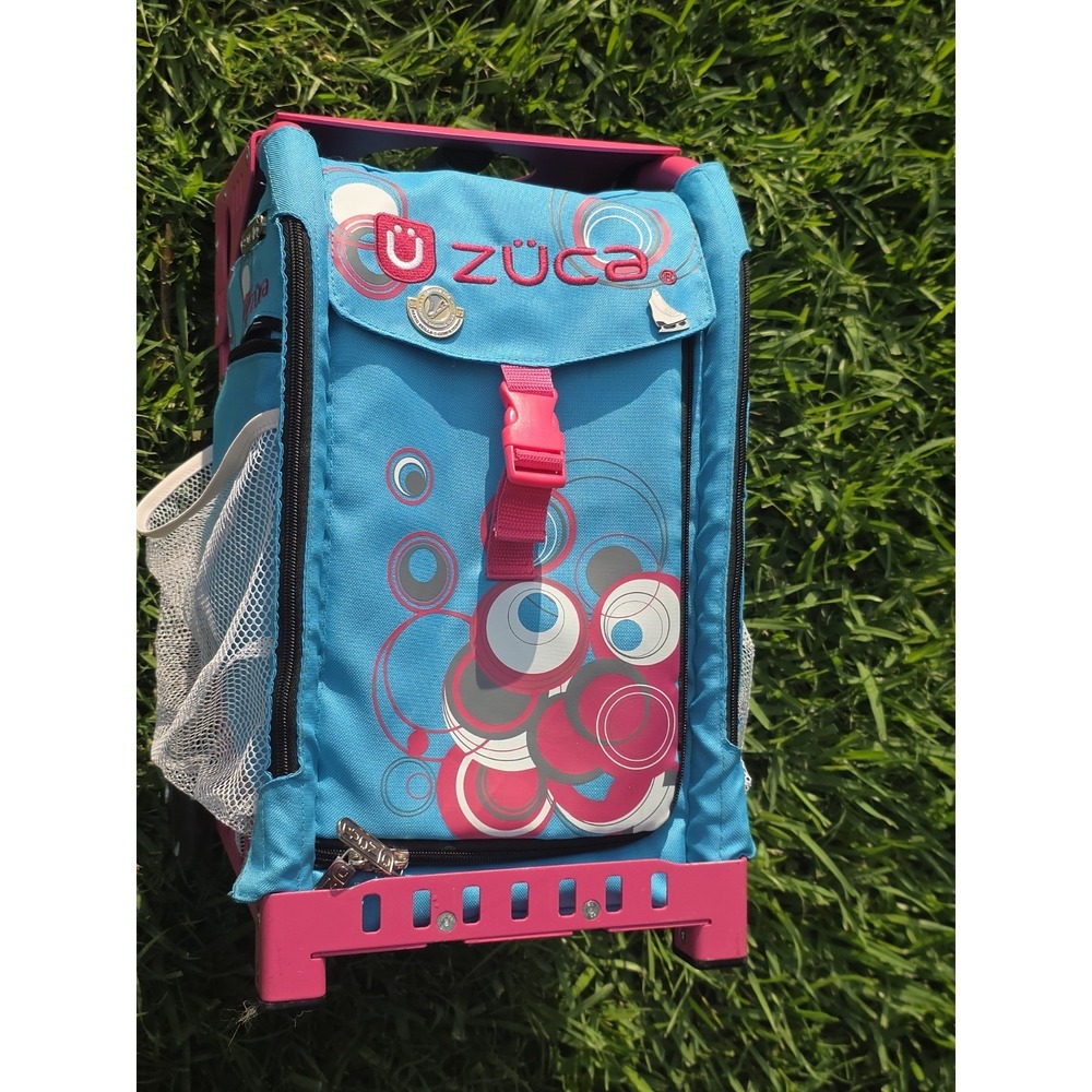 Zuca Sport Insert Bag & Light Up Wheeled Pink Frame Included Ice Skating